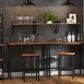 Bartafelset met 2 Barkrukken – Industrieel Design