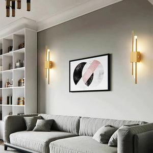 LED-Wandleuchte 10 W – Gold – Warmweiß 3000 K – Modernes zylindrisches Design