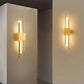 LED-Wandleuchte 10 W – Gold – Warmweiß 3000 K – Modernes zylindrisches Design