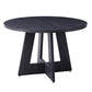 Ronde Eettafel Ø120 cm – Modern Industrieel Design – 4 tot 6 Personen