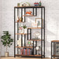 Modern 8-Tier Industrial Bookshelf