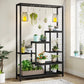 5-Tier Cabinet with Plant Rack – Ladder Design with 7 Shelves & S-Hooks