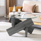 Ronde Salontafel met Glazen Blad