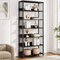 Industrial 5-Tier Bookshelf – Retro Vintage Style