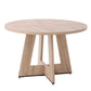 Ronde Eettafel Ø120 cm – Modern Industrieel Design – 4 tot 6 Personen