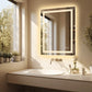LED Bathroom Mirror Backlit, Anti-Fog & Touch Control (IP44)