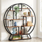 Industrial Bookshelf with Rounded Shape – 14 Compartments