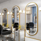 LED Oval Bathroom Mirror – Gold Frame, CRI 95%, Anti-Fog