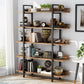 Industrial 5-Tier Bookshelf – Retro Vintage Style