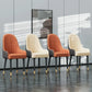 Set of 2 Luxury Dining Chairs - Microfiber Silicone Leather