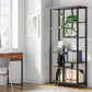 Modern 8-Tier Industrial Bookshelf