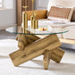 Ronde Salontafel met Glazen Blad