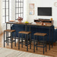 Bartafelset met 2 Barkrukken – Industrieel Design