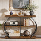 Industrial Design Console Table – 3-Tier Storage Rack – E1 MDF & Metal