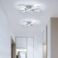 Moderne LED-Deckenleuchte 36 W – Geometrisches Design – 6500 K Kaltweiß – Chrom/Silber