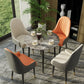 Set of 2 Luxury Dining Chairs - Microfiber Silicone Leather