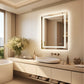 LED Bathroom Mirror Backlit, Anti-Fog & Touch Control (IP44)