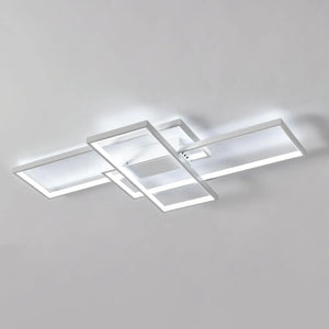 Moderne LED-Deckenleuchte mit 3 quadratischen Elementen – 64 W – Weißes Licht