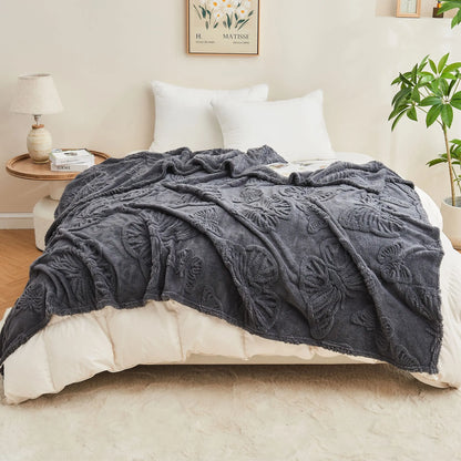 Wollen Plaid – Jacquard Geweven – Ruitpatroon