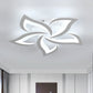 LED-Deckenleuchte mit Blumendesign – 60 W – 6500 K Kaltweiß – 6750 Lumen