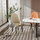 Set of 2 Luxury Dining Chairs - Microfiber Silicone Leather