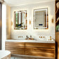 LED Bathroom Mirror with Bluetooth (Frontlit & Backlit)