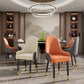 Set of 2 Luxury Dining Chairs - Microfiber Silicone Leather
