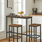 Bartafelset met 2 Barkrukken – Industrieel Design