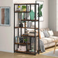 Modern 8-Tier Industrial Bookshelf