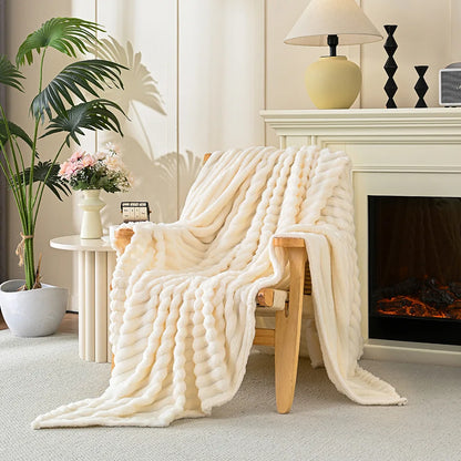 Gebreide Thread Blanket / Towel Blanket – All Season