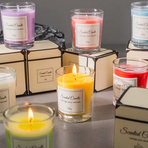 Handmade Scented Candle – 100% Soy Wax (Aromatherapy)