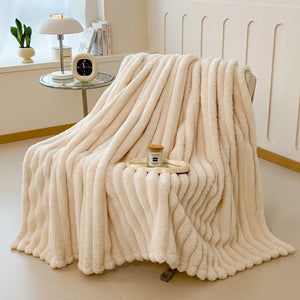Strickdecke / Frotteedecke – Ganzjahresdecke