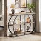 Industrial Design Console Table – 3-Tier Storage Rack – E1 MDF & Metal