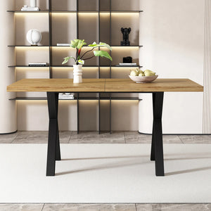 MDF Woonkamertafel met Stalen Onderstel