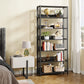 Industrial 5-Tier Bookshelf – Retro Vintage Style