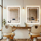 LED Bathroom Mirror with Bluetooth (Frontlit & Backlit)