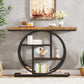 ndustriële Console Tafel – 4 Niveaus – 105 x 30 x 80 cm – Retro Bruin/Zwart