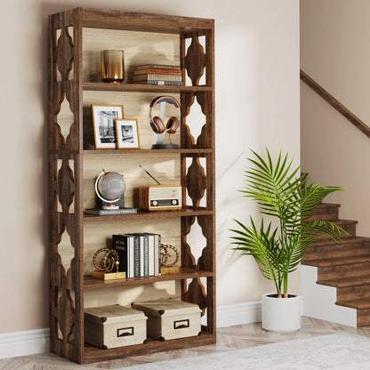 Tribesigns Bookshelf – 5-Tier – Industrial Style