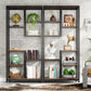 Modern 8-Tier Industrial Bookshelf