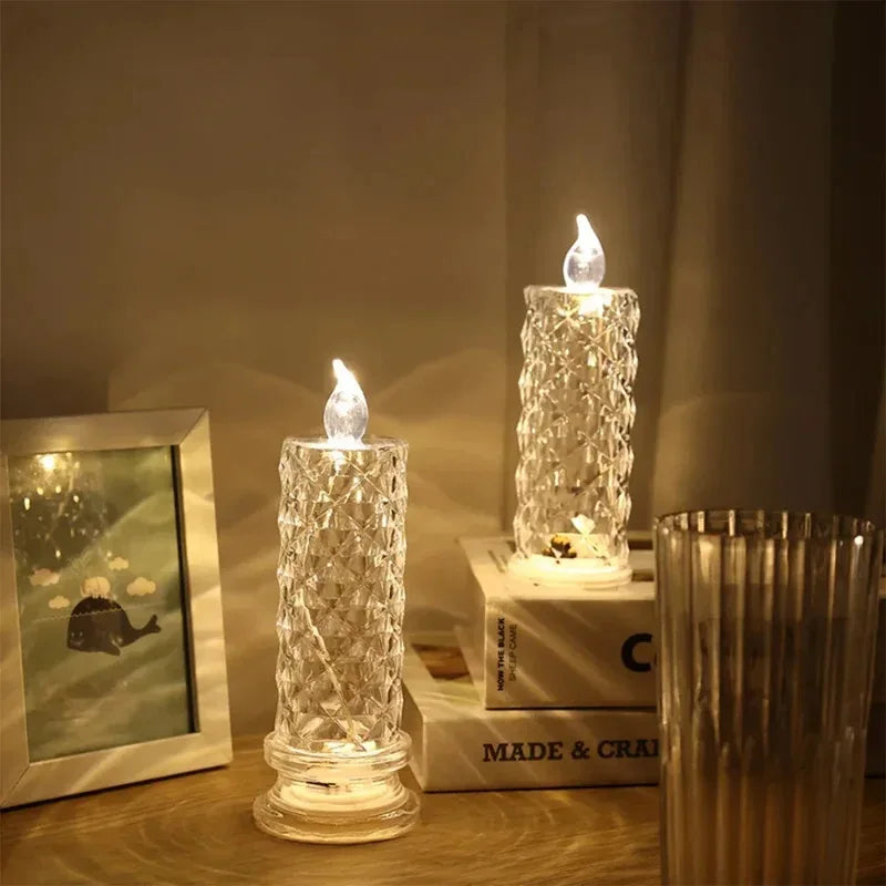 Decoratieve LED Kaarslamp – Vlamloos & Sfeervol