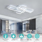 Moderne LED-Deckenleuchte mit 3 quadratischen Elementen – 64 W – Weißes Licht