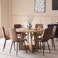 Ronde Eettafel Ø120 cm – Modern Industrieel Design – 4 tot 6 Personen