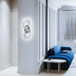 Moderne LED-Deckenleuchte 36 W – Geometrisches Design – 6500 K Kaltweiß – Chrom/Silber