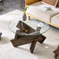 Ronde Salontafel met Glazen Blad