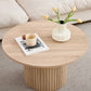 Set of 2 Round Coffee Tables – Nordic Design (70 cm & 40 cm) 