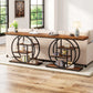 ndustriële Console Tafel – 4 Niveaus – 105 x 30 x 80 cm – Retro Bruin/Zwart