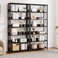 Industrial 5-Tier Bookshelf – Retro Vintage Style