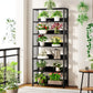 Industrial 5-Tier Bookshelf – Retro Vintage Style