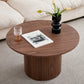 Set of 2 Round Coffee Tables – Nordic Design (70 cm & 40 cm) 
